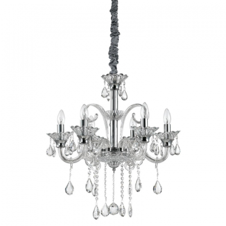 Подвесная люстра Ideal Lux Colossal SP6 Trasparente 114194