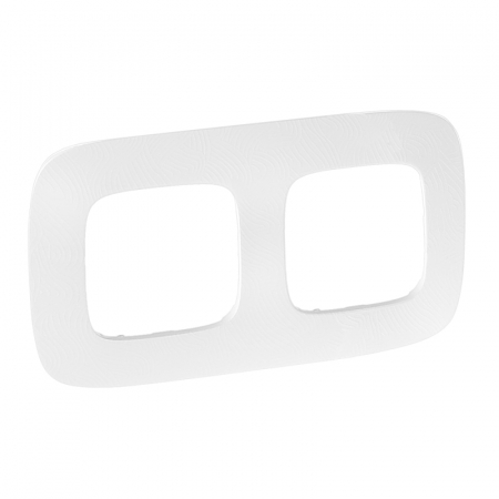 Рамка 2-постовая Legrand Valena Allure Тиснение белое 754372