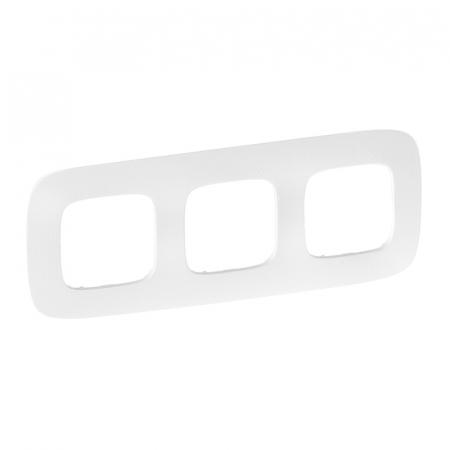 Рамка 3-постовая Legrand Valena Allure Тиснение белое 754373