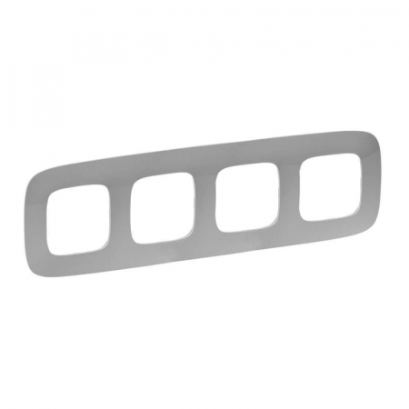 Рамка 4-постовая Legrand Valena Allure Алюминий 754394