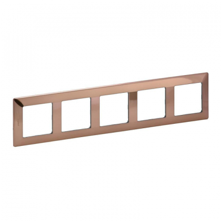 Рамка 5-постовая Legrand Valena Life Медь 754165