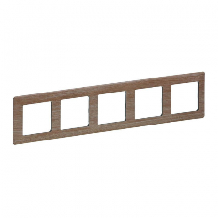 Рамка 5-постовая Legrand Valena Life Светлое дерево 754185