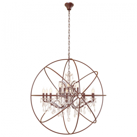 Подвесная люстра LOFT IT Foucaults orb crystal Loft1897/15