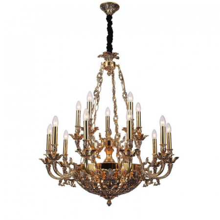 Подвесная люстра Lucia Tucci Firenze 1781.15.3 Antique Gold