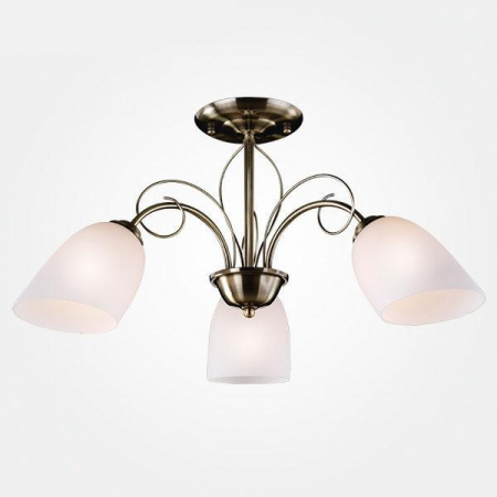 Потолочная люстра Eurosvet Стефани 30107/3 античная бронза