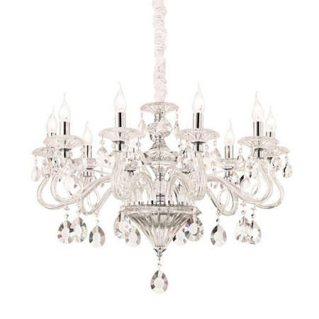Подвесная люстра Ideal Lux Negresco SP10 Trasparente 141060