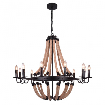 Подвесная люстра Arte Lamp Marsiglia A8956LM-12BK