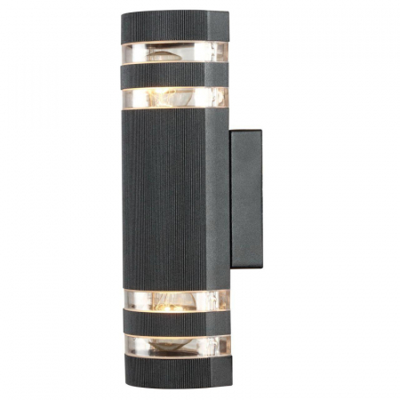 Уличный настенный светильник Arte Lamp Metro A8162AL-2BK