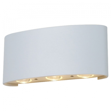 Уличный настенный светодиодный светильник Crystal Lux CLT 023W3 WH