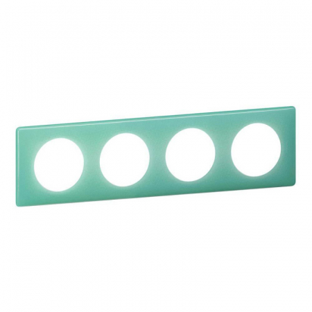 Рамка 4-постовая Legrand Celiane бирюзовый муар 066644