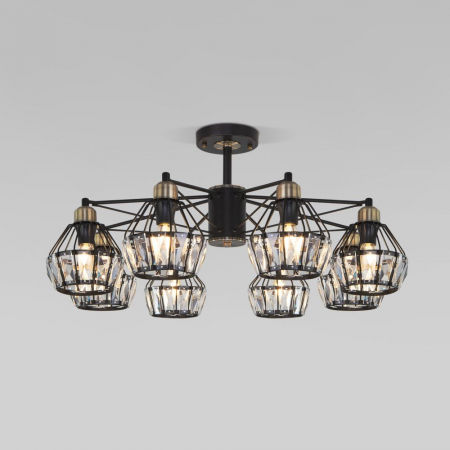 Потолочная люстра Eurosvet Lord 70075/8 черный