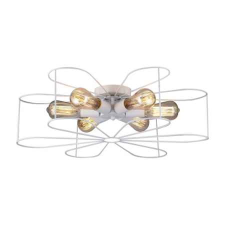 Потолочная люстра Arte Lamp A6049PL-6WH