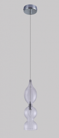 Подвесной светильник Crystal Lux Iris SP1 B Transparent