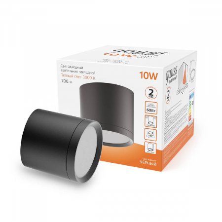 Потолочный светодиодный светильник Gauss Overhead HD016