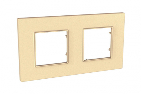 Рамка 2-постовая Schneider Electric Unica Quadro MGU4.704.36