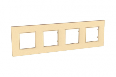 Рамка 4-постовая Schneider Electric Unica Quadro MGU4.708.36