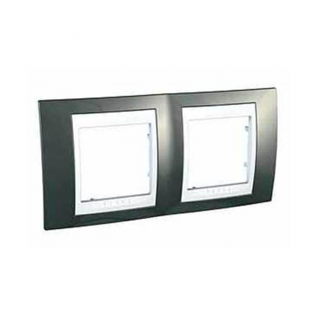 Рамка 2-постовая Schneider Electric Unica Хамелеон MGU6.004.824