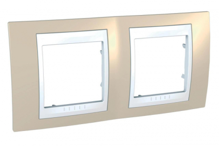 Рамка 2-постовая Schneider Electric Unica Хамелеон MGU6.004.867