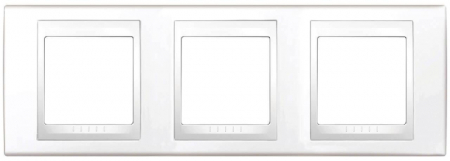 Рамка 3-постовая Schneider Electric Unica Хамелеон MGU6.006.18