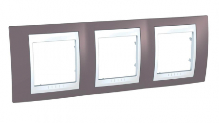 Рамка 3-постовая Schneider Electric Unica Хамелеон MGU6.006.876