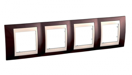 Рамка 4-постовая Schneider Electric Unica Хамелеон MGU6.008.551