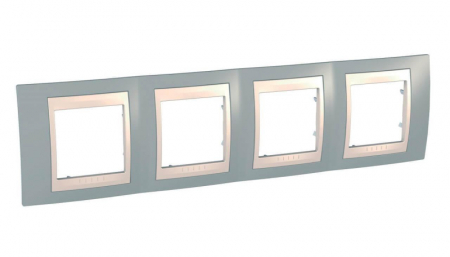 Рамка 4-постовая Schneider Electric Unica Хамелеон MGU6.008.565