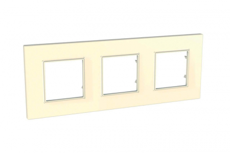 Рамка 3-постовая Schneider Electric Unica Quadro MGU2.706.25