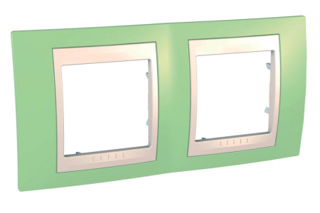 Рамка 2-постовая Schneider Electric Unica Хамелеон MGU6.004.563