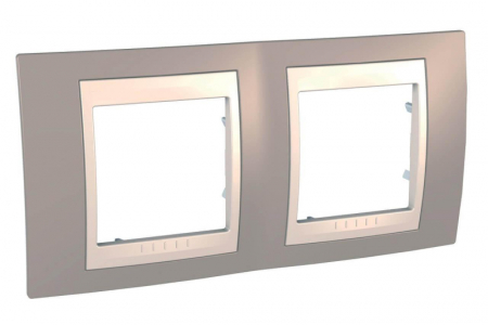 Рамка 2-постовая Schneider Electric Unica Хамелеон MGU6.004.574