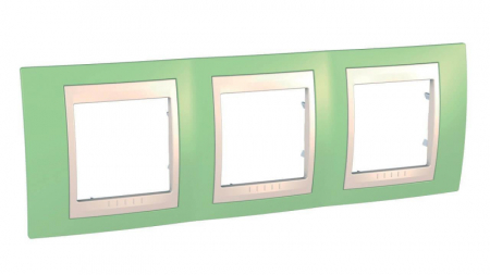 Рамка 3-постовая Schneider Electric Unica Хамелеон MGU6.006.563