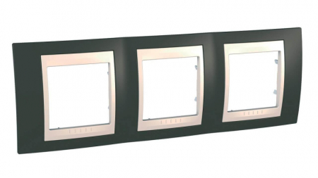Рамка 3-постовая Schneider Electric Unica Хамелеон MGU6.006.571