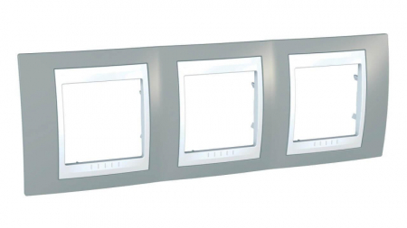 Рамка 3-постовая Schneider Electric Unica Хамелеон MGU6.006.865