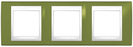 Рамка 3-постовая Schneider Electric Unica Хамелеон MGU6.006.866