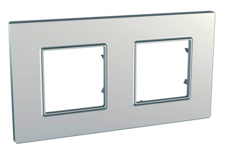 Рамка 2-постовая Schneider Electric Unica Quadro MGU6.704.55