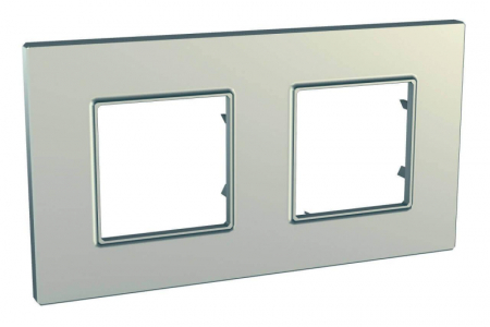 Рамка 2-постовая Schneider Electric Unica Quadro MGU6.704.57