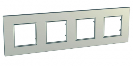 Рамка 4-постовая Schneider Electric Unica Quadro MGU6.708.57