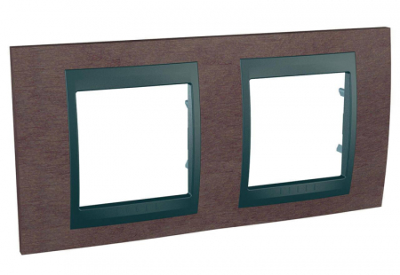 Рамка 2-постовая Schneider Electric Unica Top MGU66.004.2M4