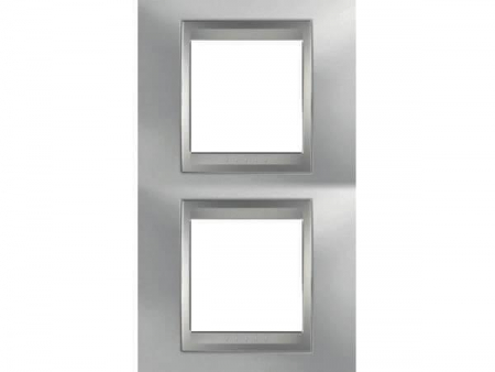 Рамка 2-постовая вертикальная Schneider Electric Unica Top MGU66.004V.038