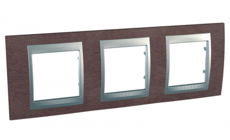 Рамка 3-постовая Schneider Electric Unica Top MGU66.006.0M4