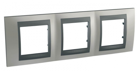 Рамка 3-постовая Schneider Electric Unica Top MGU66.006.239