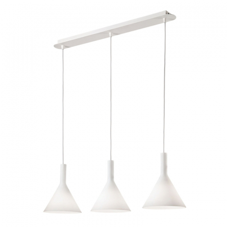 Подвесной светильник Ideal Lux Cocktail SP3 Bianco 074245