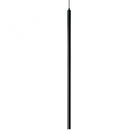 Подвесной светодиодный светильник Ideal Lux Ultrathin SP1 Big Round Nero 142913