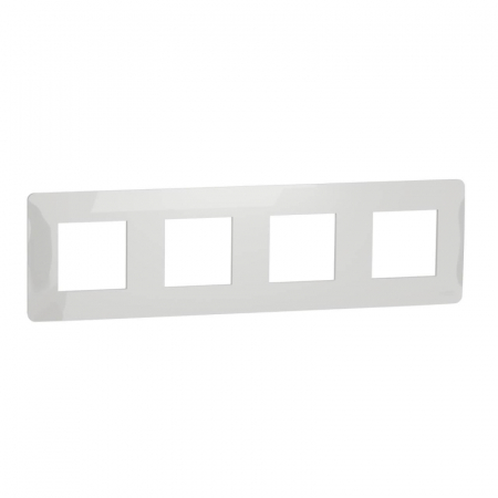 Рамка 4-постовая Schneider Electric Unica New NU200818