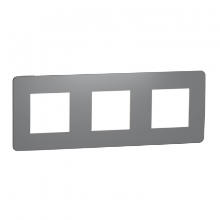 Рамка 3-постовая Schneider Electric Unica New NU280621