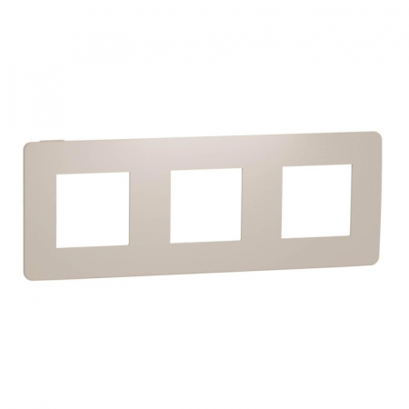 Рамка 3-постовая Schneider Electric Unica New NU280644