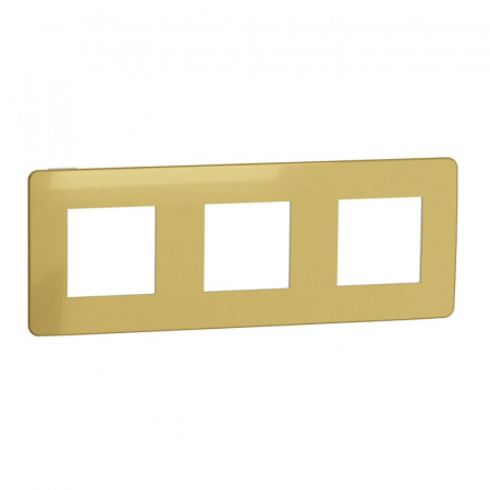 Рамка 3-постовая Schneider Electric Unica New NU280659