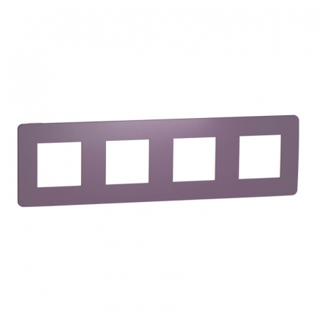 Рамка 4-постовая Schneider Electric Unica New NU280815