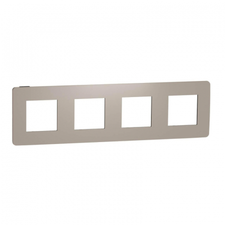 Рамка 4-постовая Schneider Electric Unica New NU280828