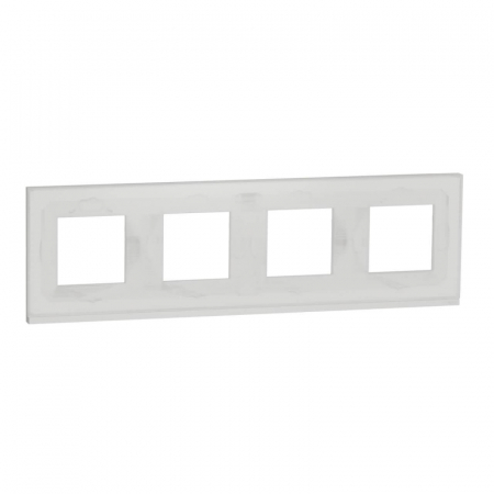 Рамка 4-постовая Schneider Electric Unica New NU600885