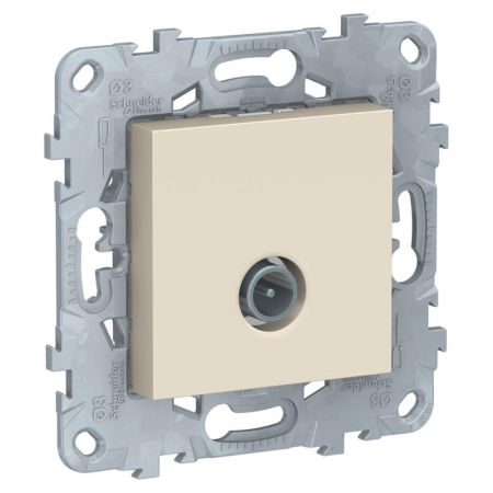 Розетка TV проходная Schneider Electric Unica New NU546344